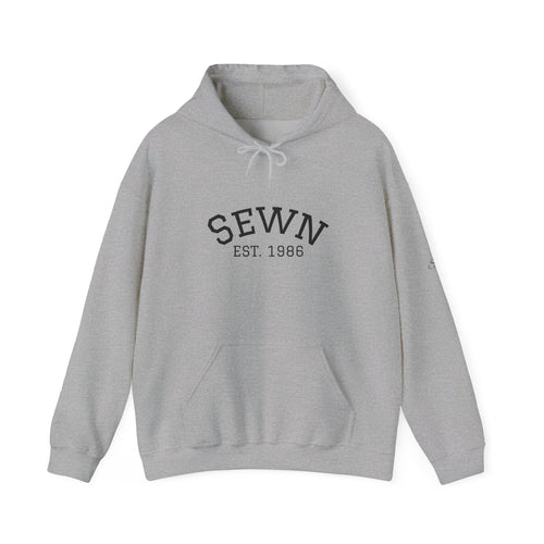 Sewn Est. 1986 Hoodie — Vintage Sewing Lover Pullover