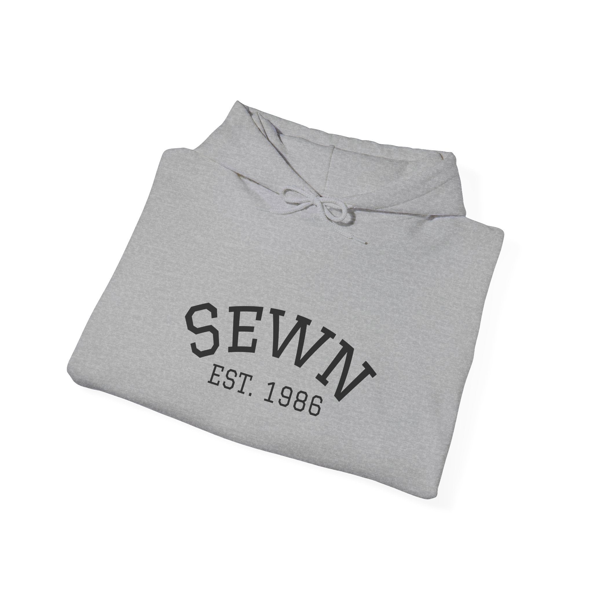 Sewn Est. 1986 Hoodie — Vintage Sewing Lover Pullover